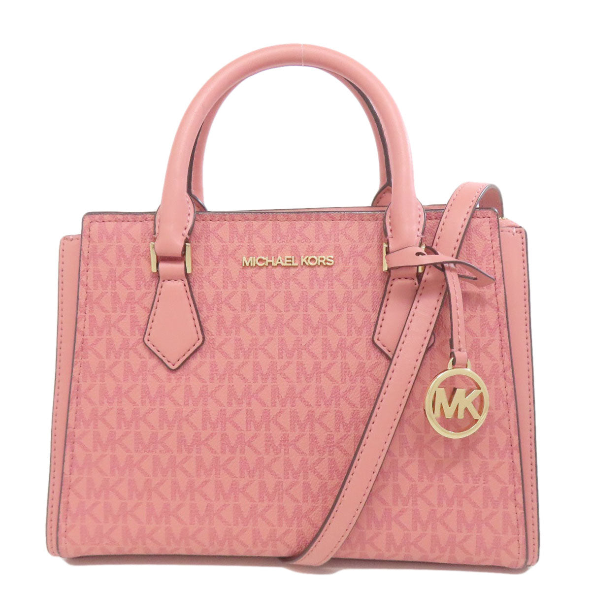 Michael Kors MK Signature 2WAY Handbag PVC Ladies [Used]