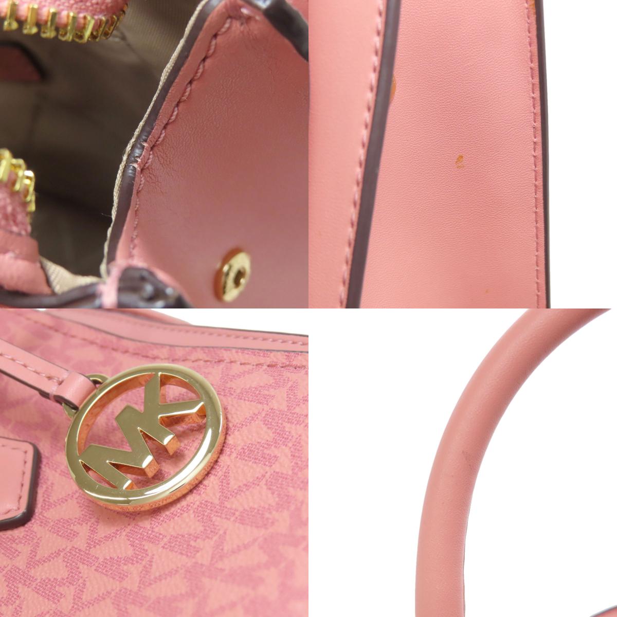 Michael Kors MK Signature 2WAY Handbag PVC Ladies [Used]