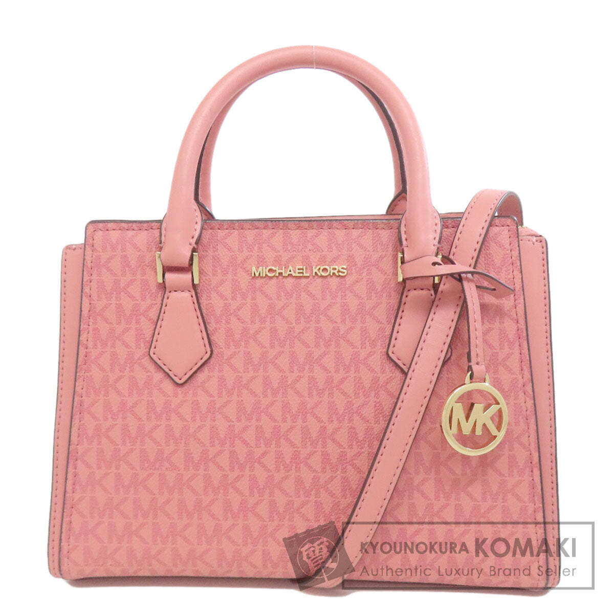 Michael Kors MK Signature 2WAY Handbag PVC Ladies [Used]