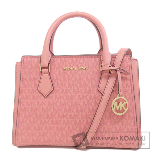 Michael Kors MK Signature 2WAY Handbag PVC Ladies [Used]