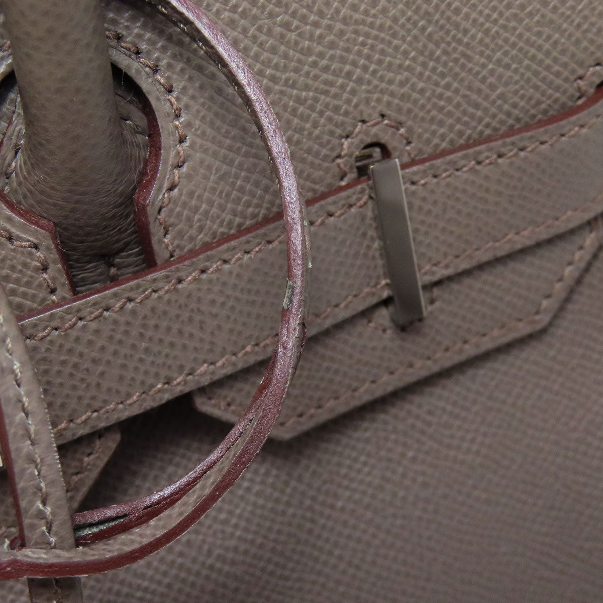 HERMES Birkin 30 Ethane SilverHardware Handbag Epsom Ladies [Used]