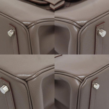 HERMES Birkin 30 Ethane SilverHardware Handbag Epsom Ladies [Used]