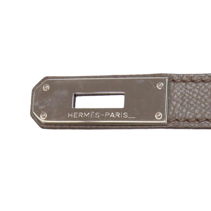 HERMES Birkin 30 Ethane SilverHardware Handbag Epsom Ladies [Used]