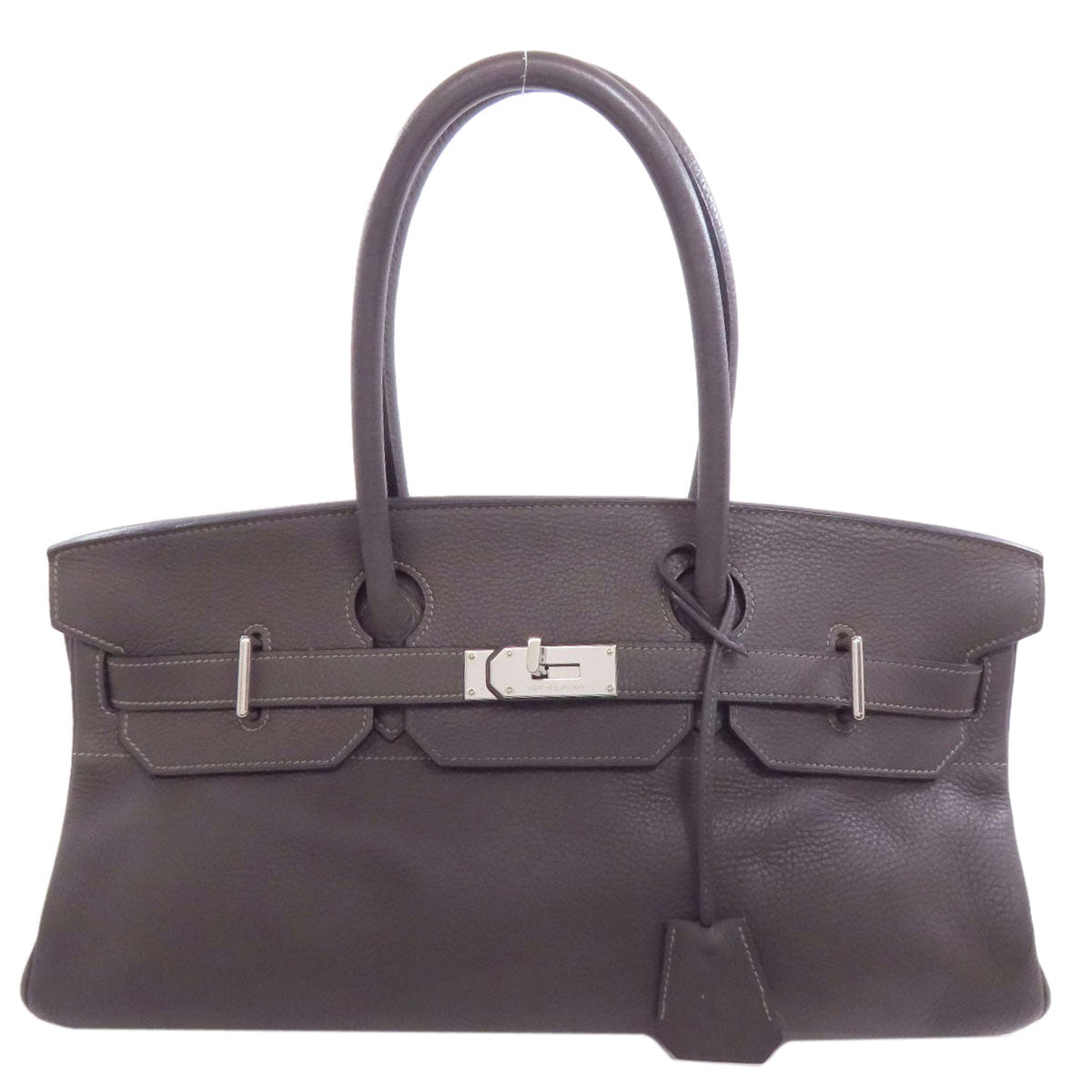 HERMES Shoulder Birkin 42 SilverHardware Shoulder Bag Taurillon Clemence Ladies [Used]