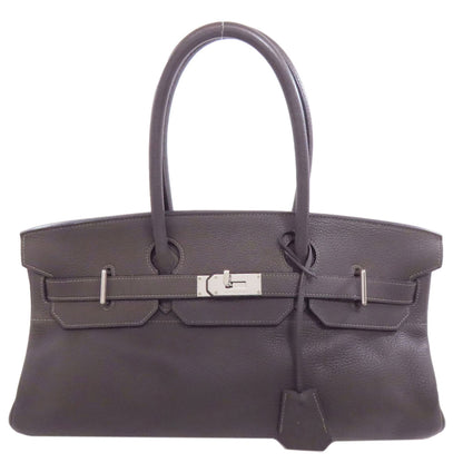 HERMES Shoulder Birkin 42 SilverHardware Shoulder Bag Taurillon Clemence Ladies [Used]
