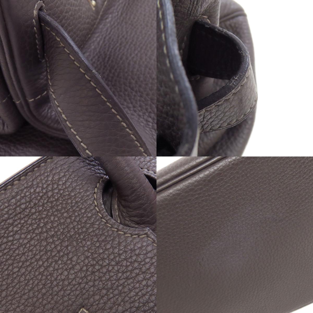 HERMES Shoulder Birkin 42 SilverHardware Shoulder Bag Taurillon Clemence Ladies [Used]