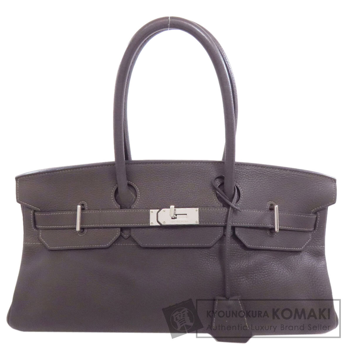 HERMES Shoulder Birkin 42 SilverHardware Shoulder Bag Taurillon Clemence Ladies [Used]