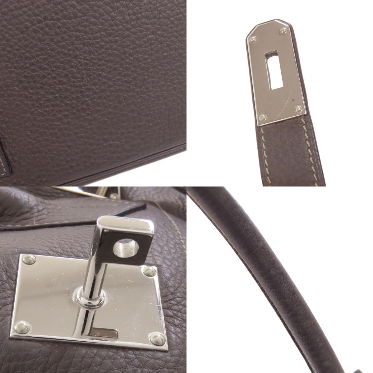 HERMES Shoulder Birkin 42 SilverHardware Shoulder Bag Taurillon Clemence Ladies [Used]
