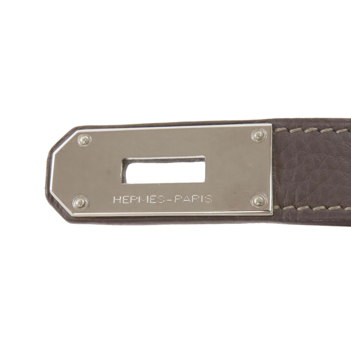 HERMES Shoulder Birkin 42 SilverHardware Shoulder Bag Taurillon Clemence Ladies [Used]