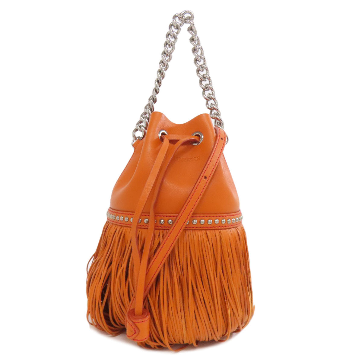 J&M Davidson Fringe motif Shoulder Bag Leather Ladies [Used]
