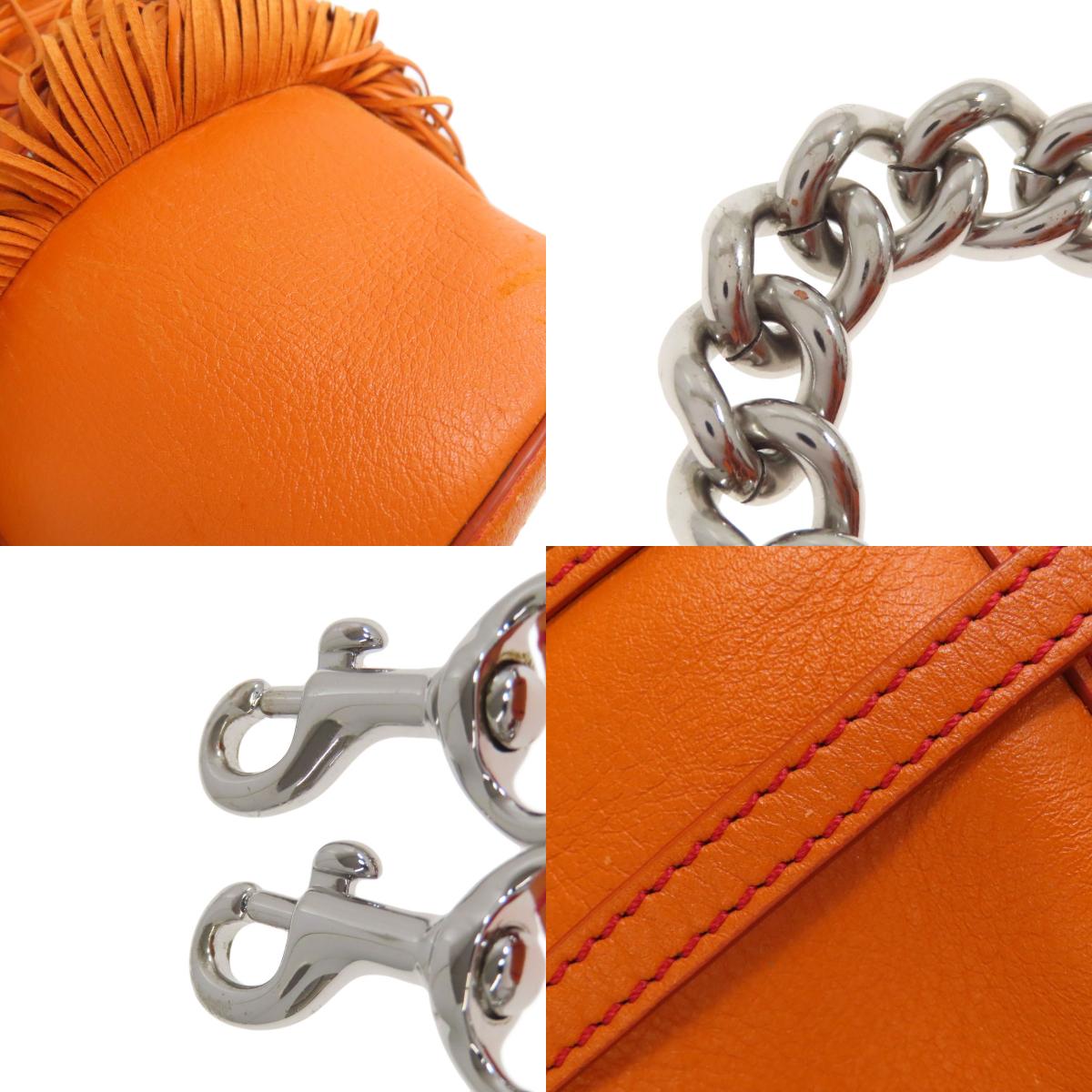 J&M Davidson Fringe motif Shoulder Bag Leather Ladies [Used]