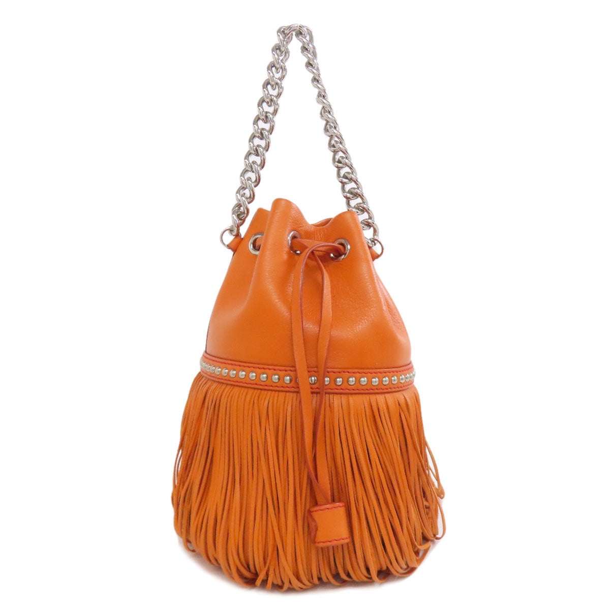 J&M Davidson Fringe motif Shoulder Bag Leather Ladies [Used]