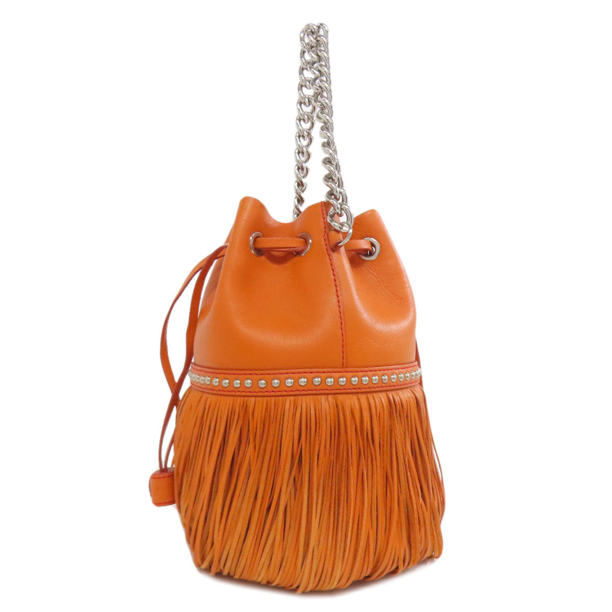 J&M Davidson Fringe motif Shoulder Bag Leather Ladies [Used]