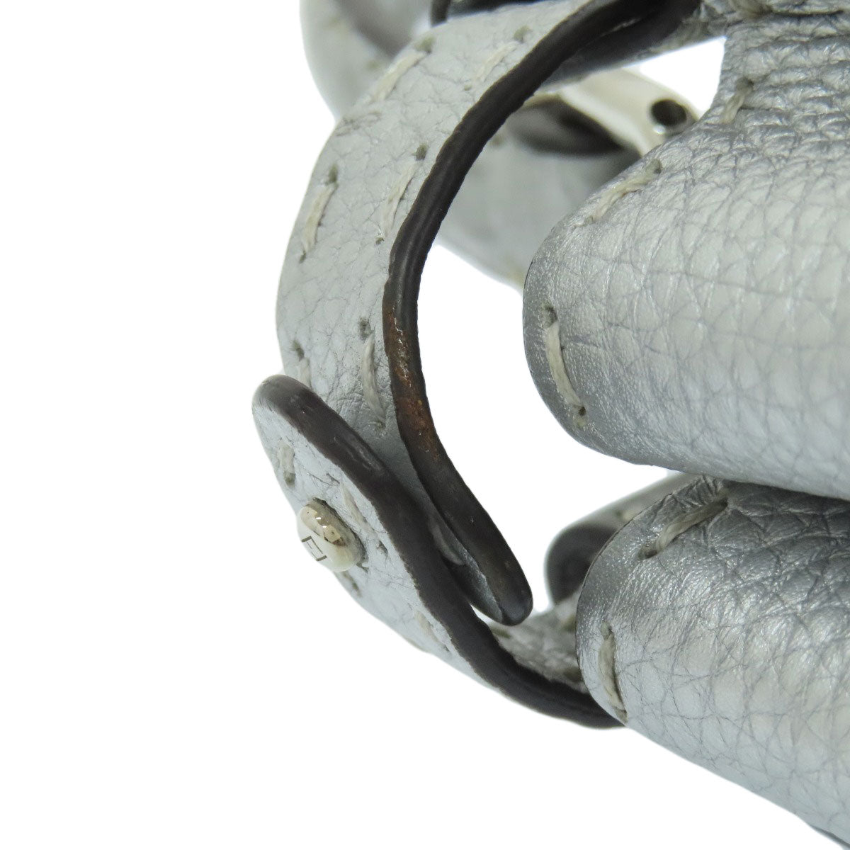 FENDI Peekaboo Mini Selleria 2WAY Handbag Calf Ladies [Used]