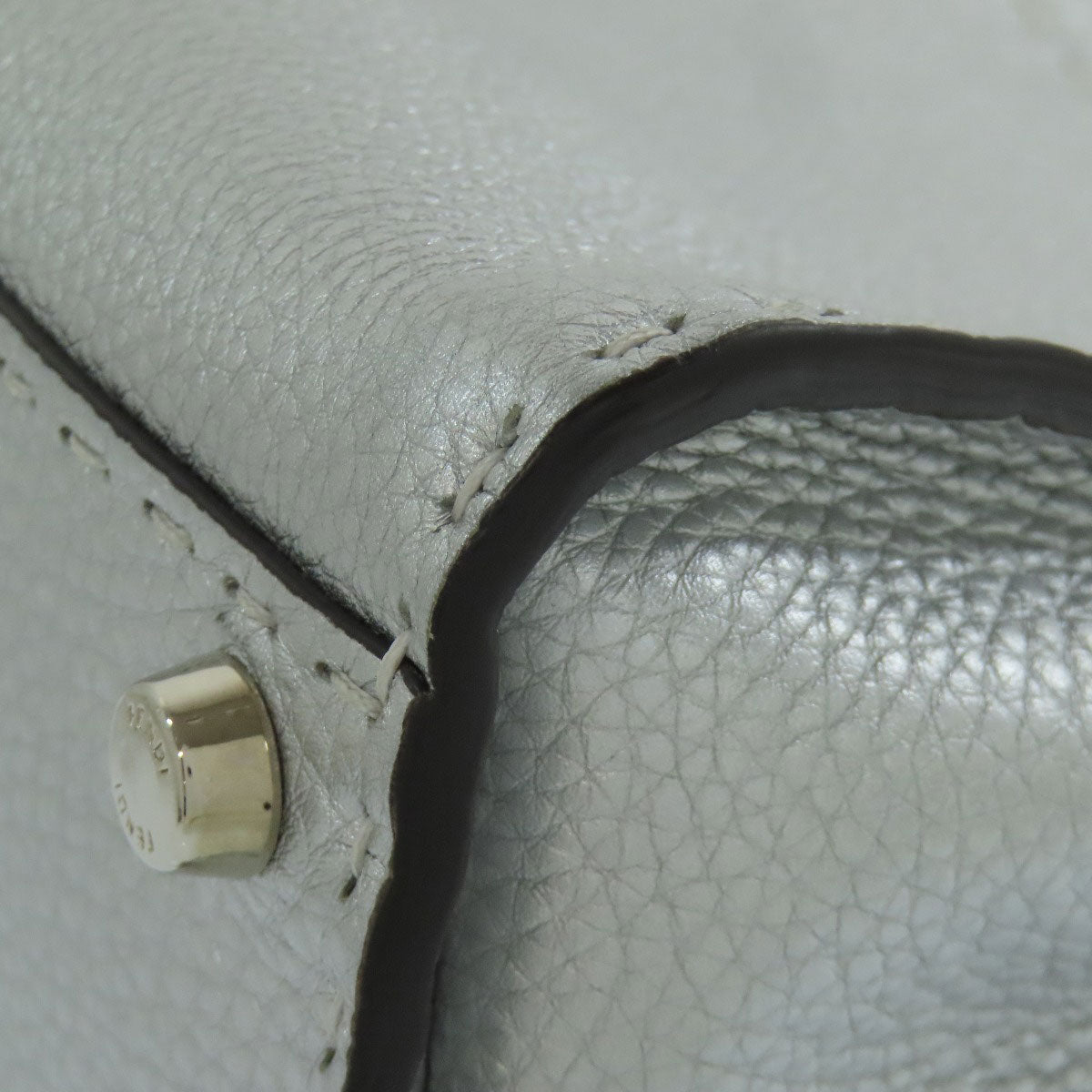 FENDI Peekaboo Mini Selleria 2WAY Handbag Calf Ladies [Used]