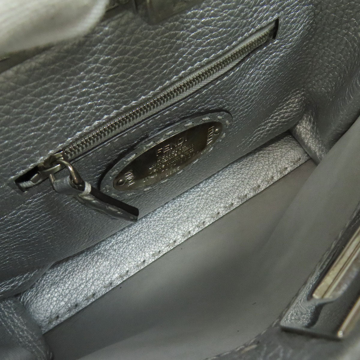 FENDI Peekaboo Mini Selleria 2WAY Handbag Calf Ladies [Used]