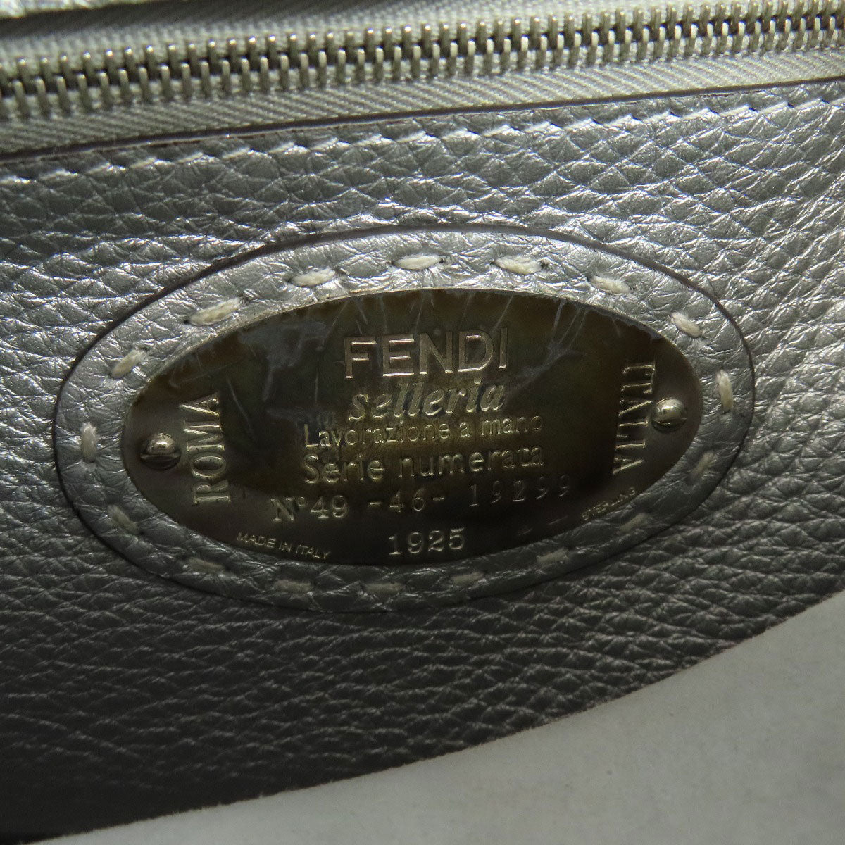 FENDI Peekaboo Mini Selleria 2WAY Handbag Calf Ladies [Used]