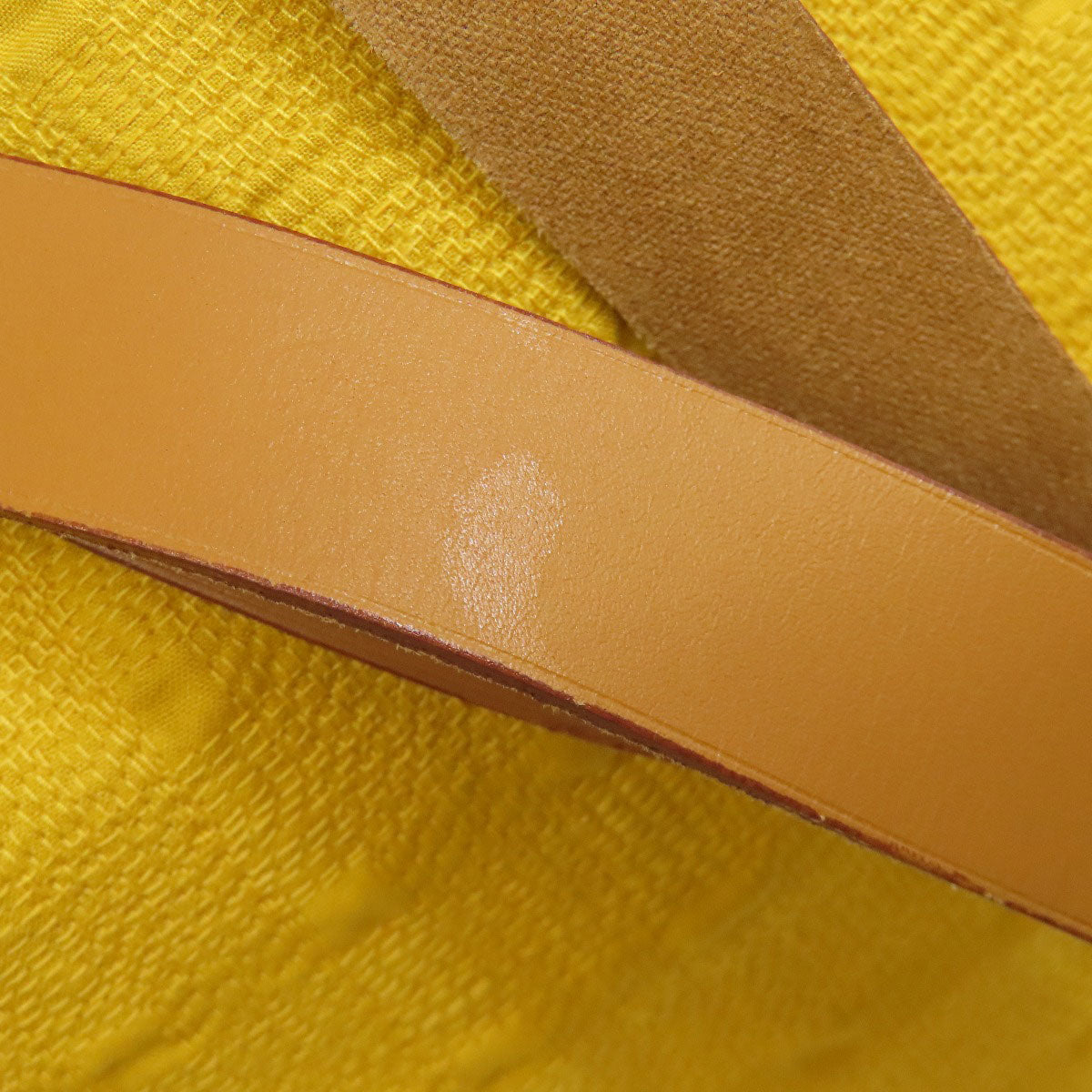 HERMES Amedaba Shoulder Bag Canvas Ladies [Used]