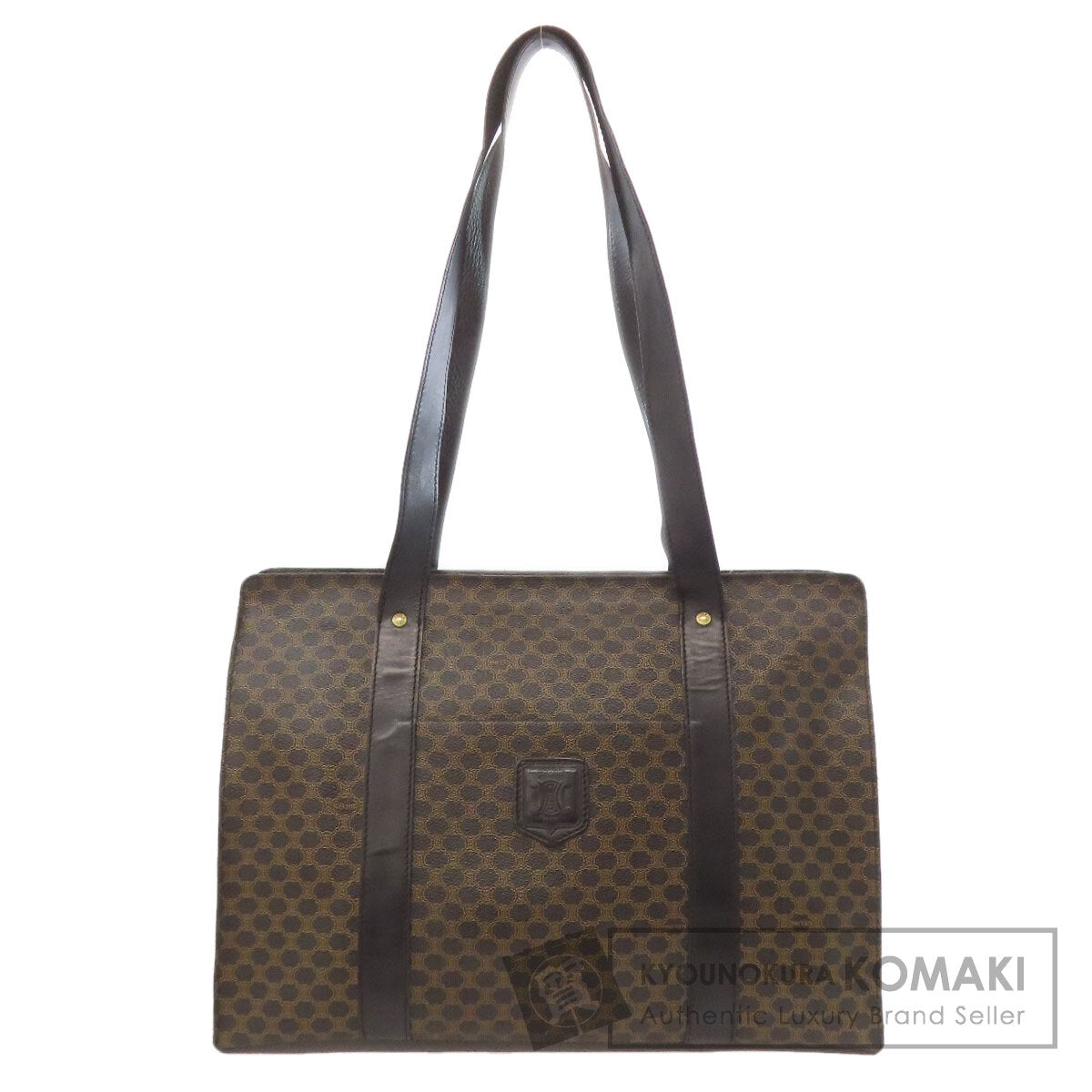 CELINE Macadam pattern Tote Bag PVC Ladies [Used]