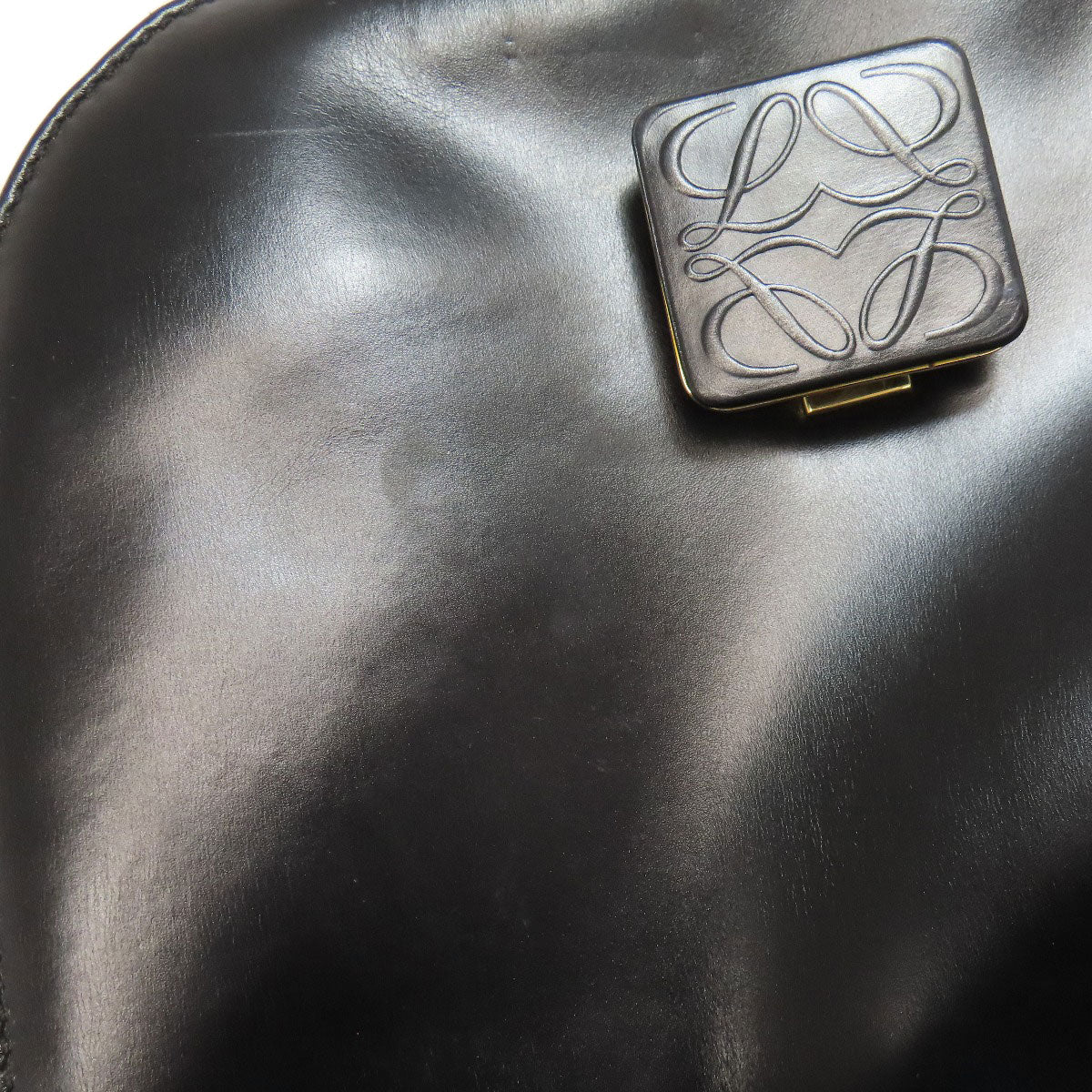 LOEWE anagram Shoulder Bag Calf Ladies [Used]