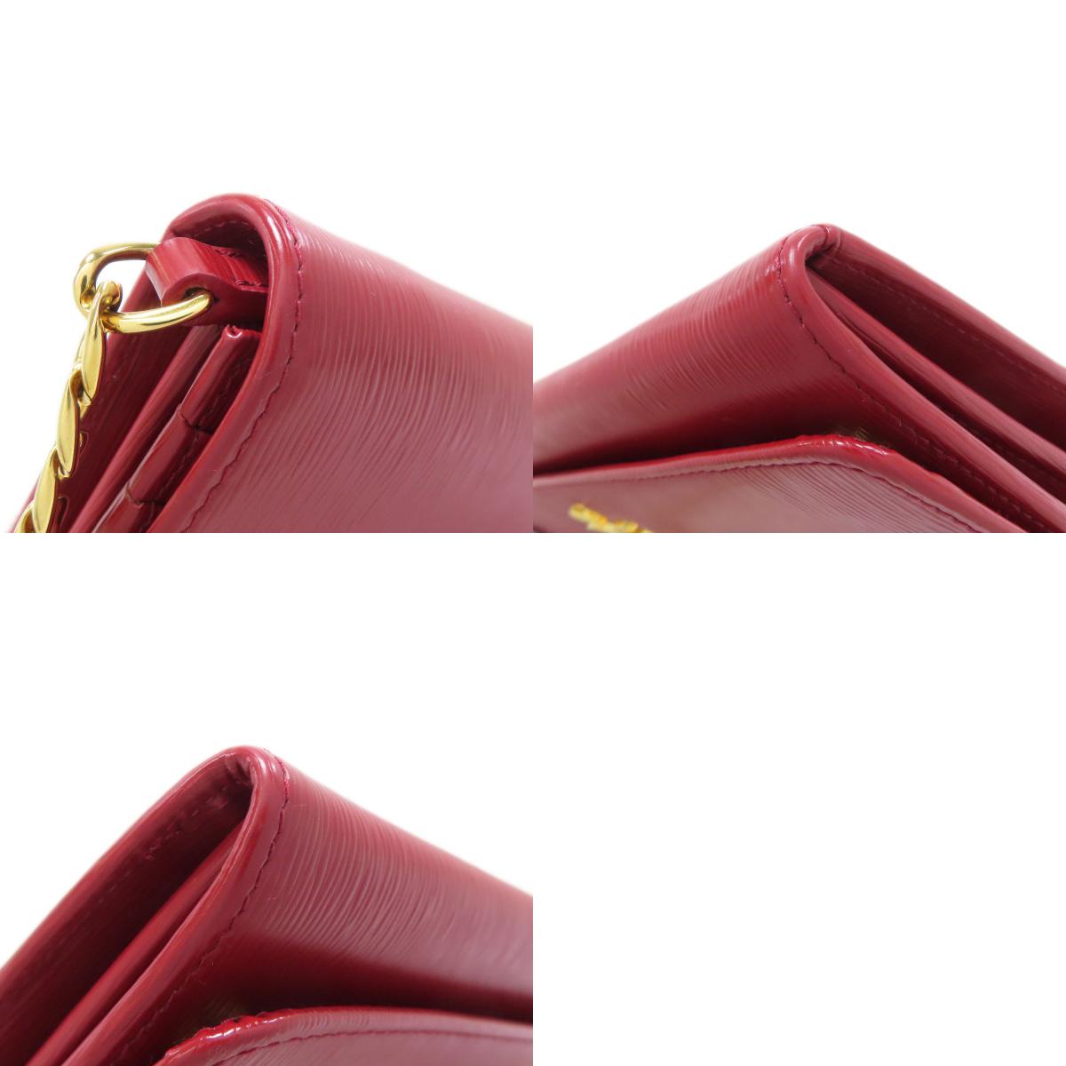 PRADA Chain wallet Long wallet (with coin pocket) Safiano Ladies [Used]