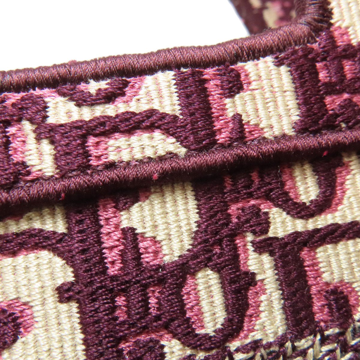 CHRISTIAN DIOR Book tote mini Handbag Canvas Ladies [Used]