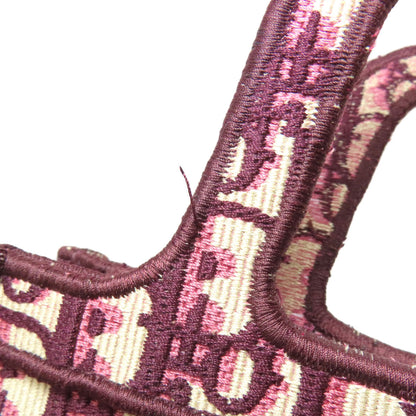 CHRISTIAN DIOR Book tote mini Handbag Canvas Ladies [Used]