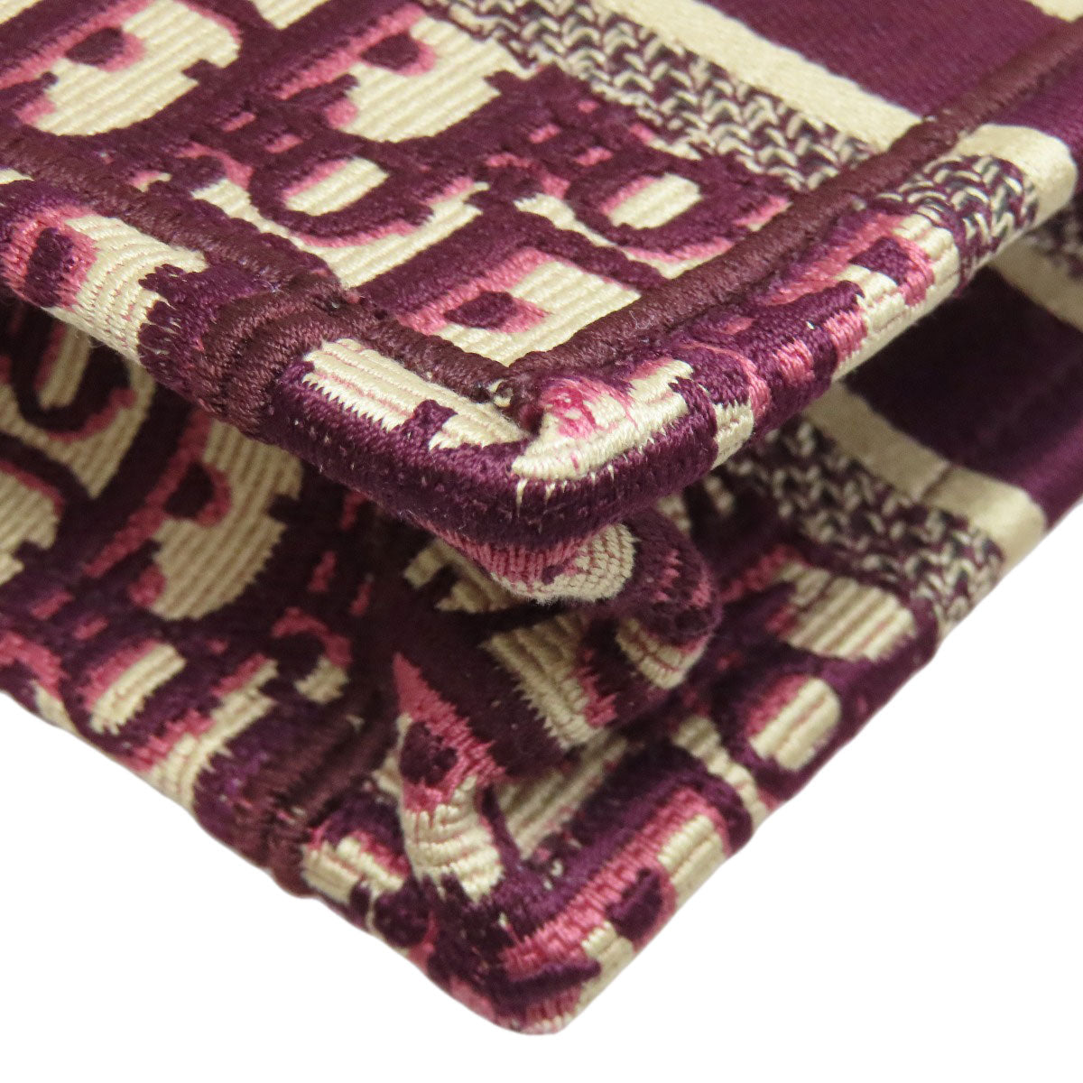 CHRISTIAN DIOR Book tote mini Handbag Canvas Ladies [Used]