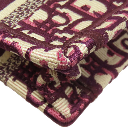 CHRISTIAN DIOR Book tote mini Handbag Canvas Ladies [Used]