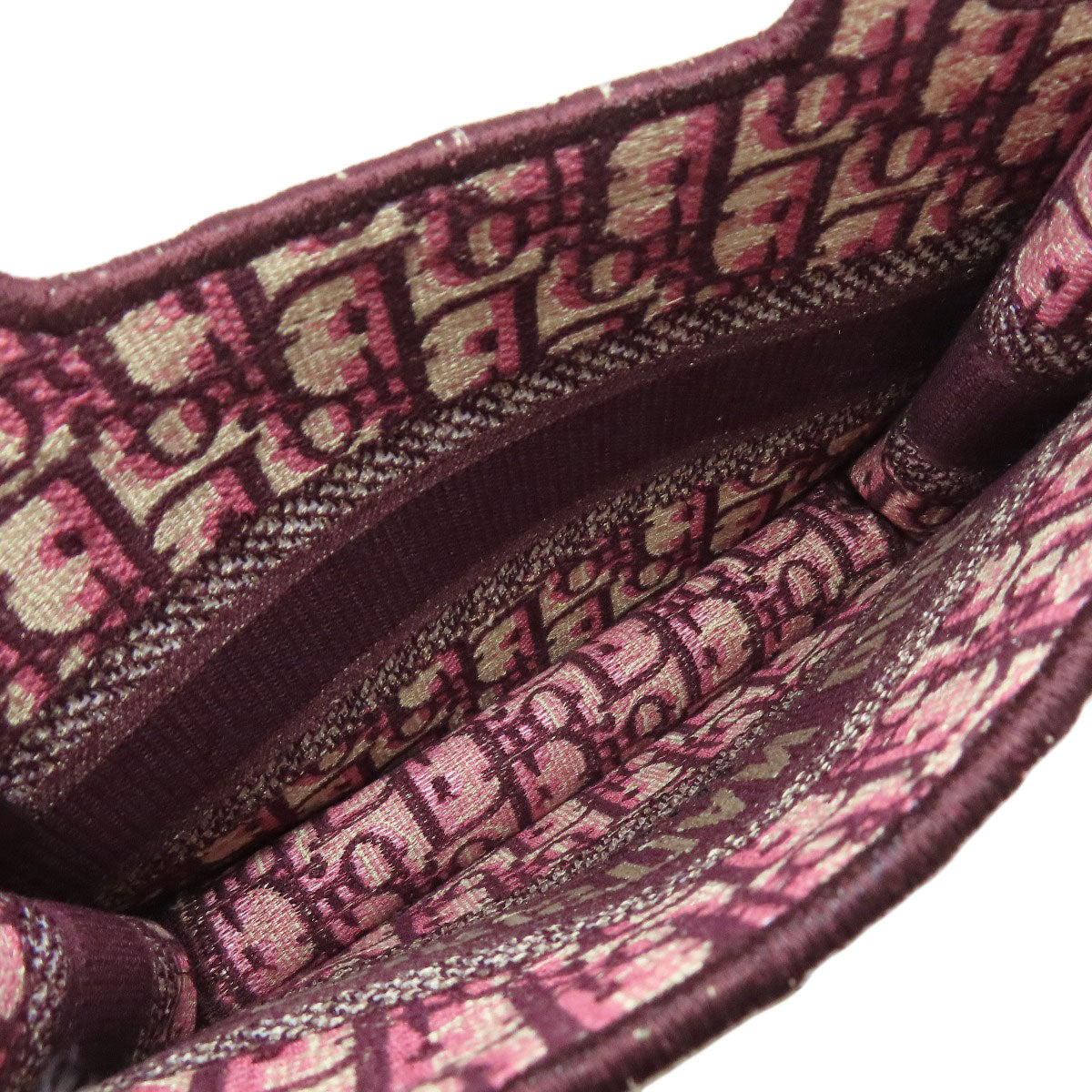 CHRISTIAN DIOR Book tote mini Handbag Canvas Ladies [Used]