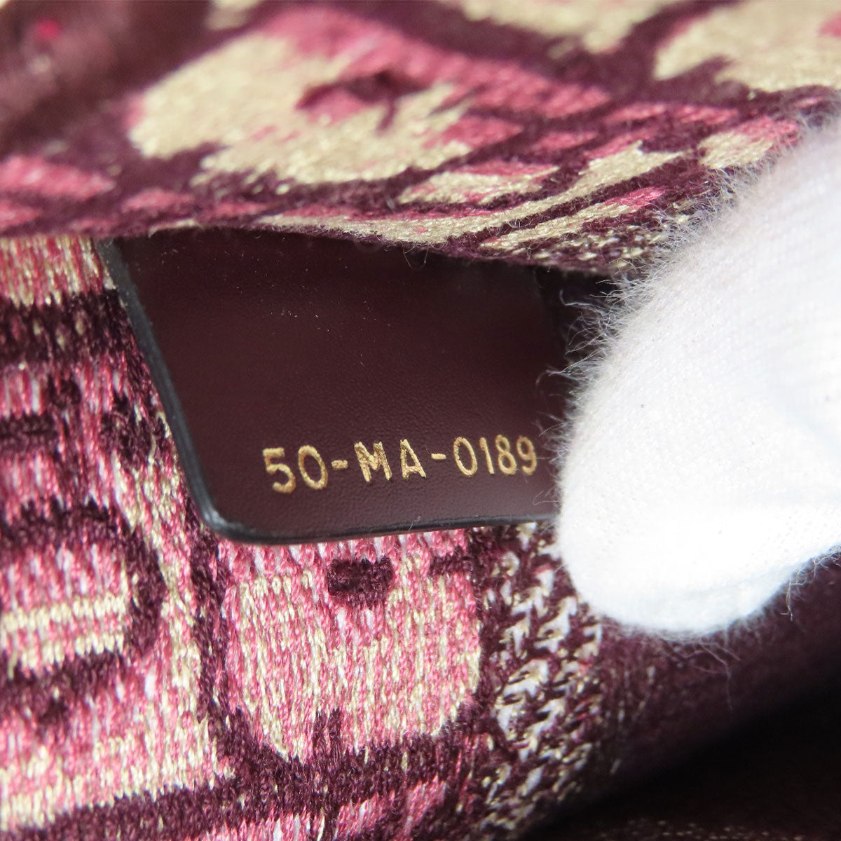 CHRISTIAN DIOR Book tote mini Handbag Canvas Ladies [Used]