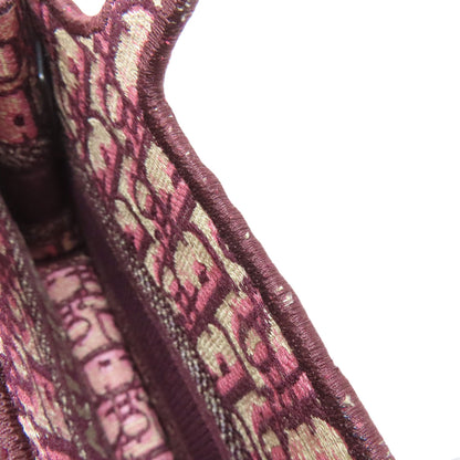 CHRISTIAN DIOR Book tote mini Handbag Canvas Ladies [Used]