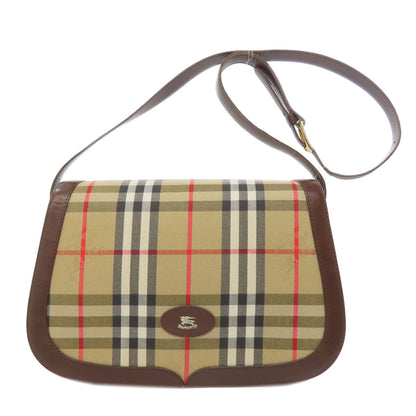 BURBERRY Nova Check Shoulder Bag Canvas Ladies [Used]