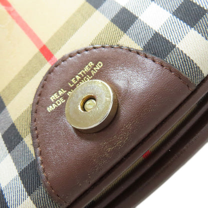 BURBERRY Nova Check Shoulder Bag Canvas Ladies [Used]