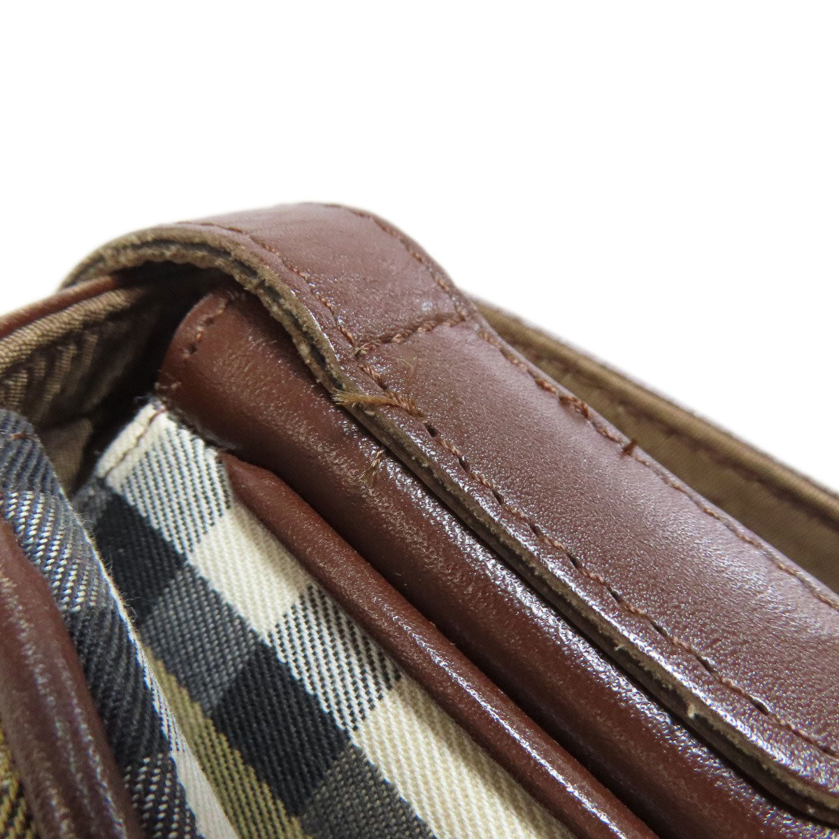 BURBERRY Nova Check Shoulder Bag Canvas Ladies [Used]