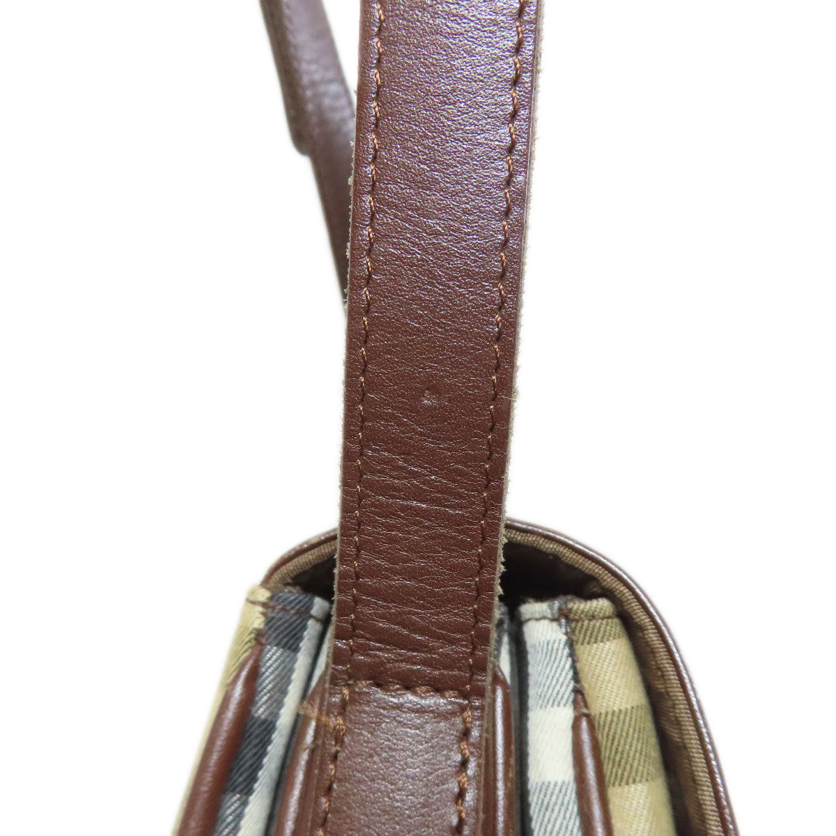 BURBERRY Nova Check Shoulder Bag Canvas Ladies [Used]