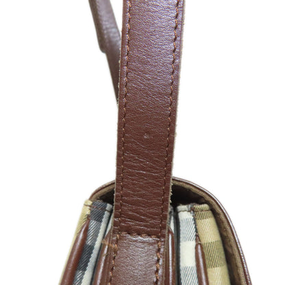 BURBERRY Nova Check Shoulder Bag Canvas Ladies [Used]