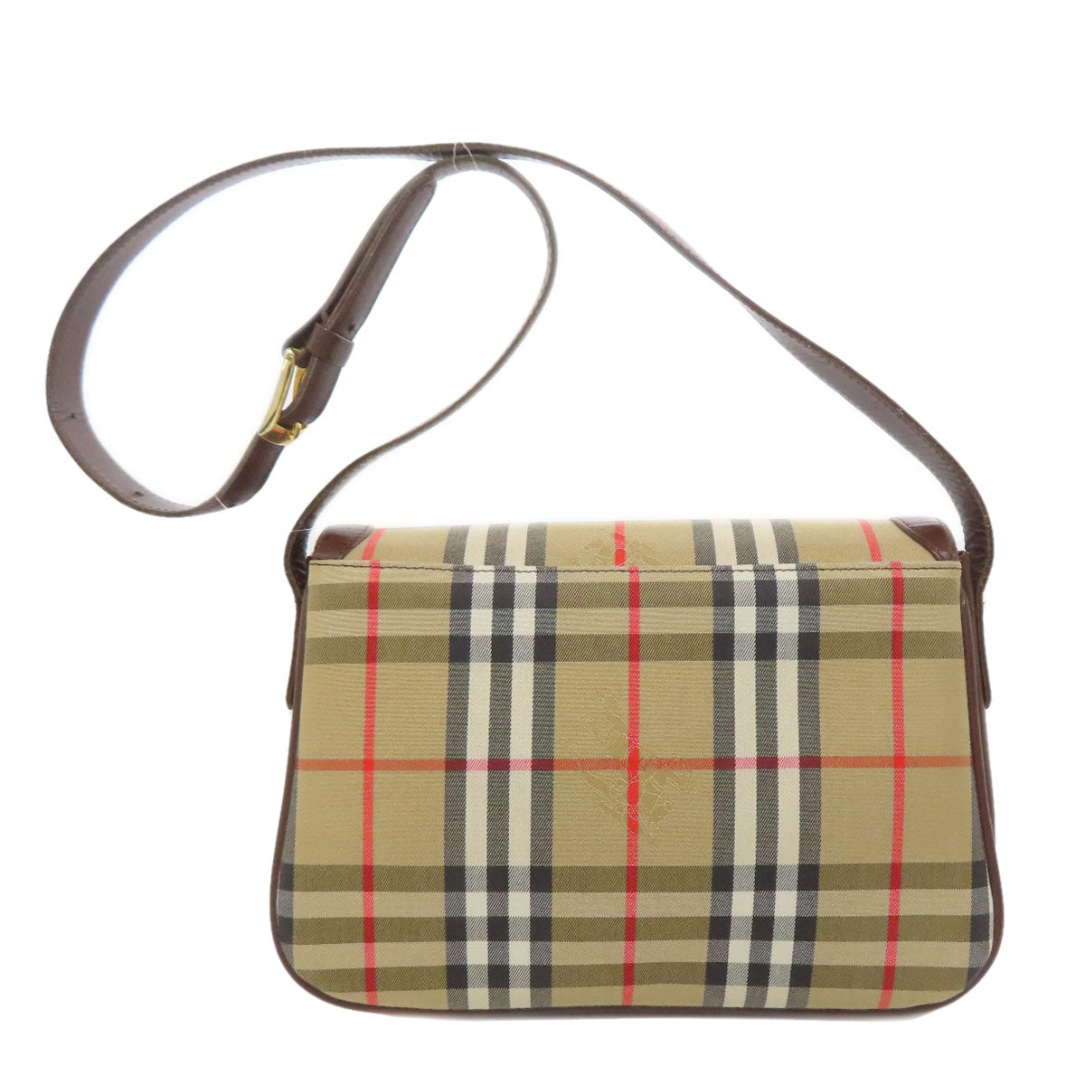 BURBERRY Nova Check Shoulder Bag Canvas Ladies [Used]