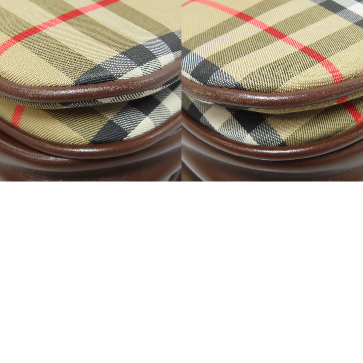 BURBERRY Nova Check Shoulder Bag Canvas Ladies [Used]