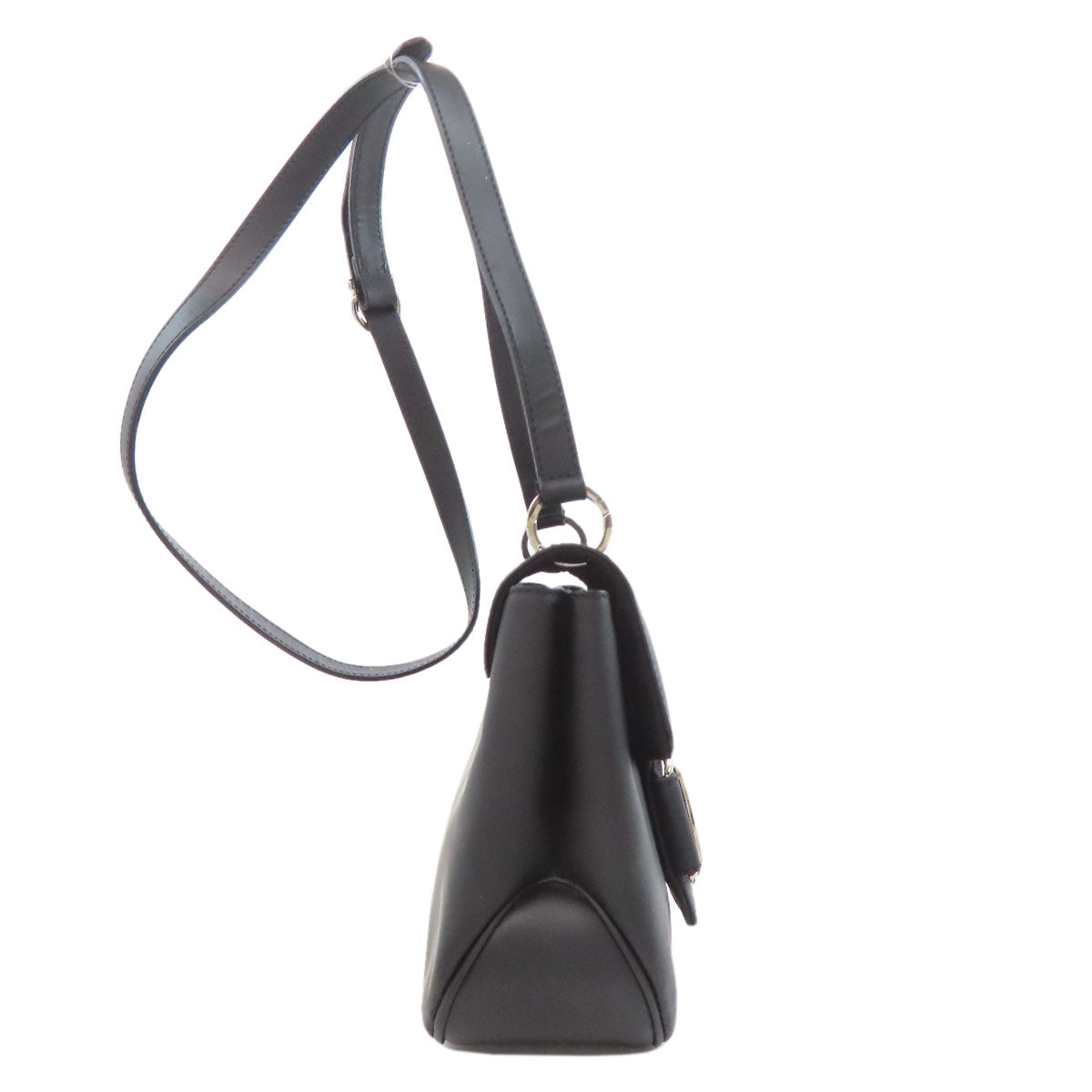 Salvatore Ferragamo Vala Hardware Shoulder Bag Leather Ladies [Used]