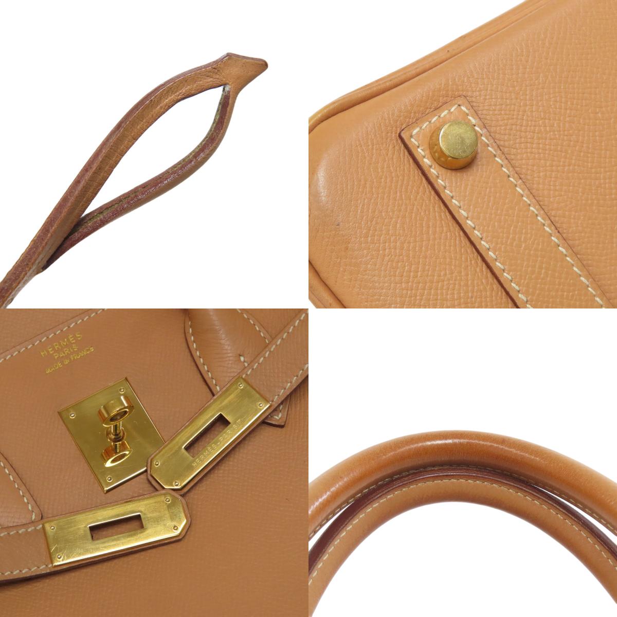 HERMES Birkin 35 GoldHardware Handbag Courchevel Ladies [Used]