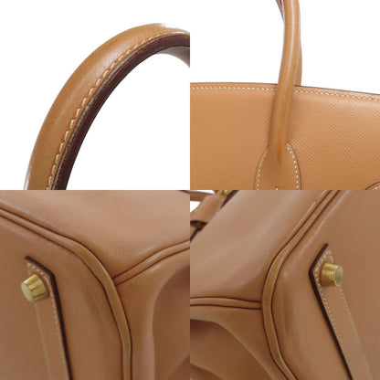 HERMES Birkin 35 GoldHardware Handbag Courchevel Ladies [Used]