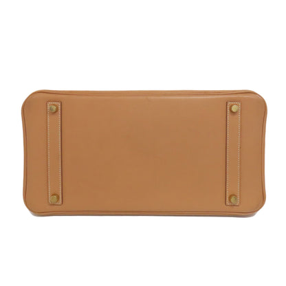 HERMES Birkin 35 GoldHardware Handbag Courchevel Ladies [Used]