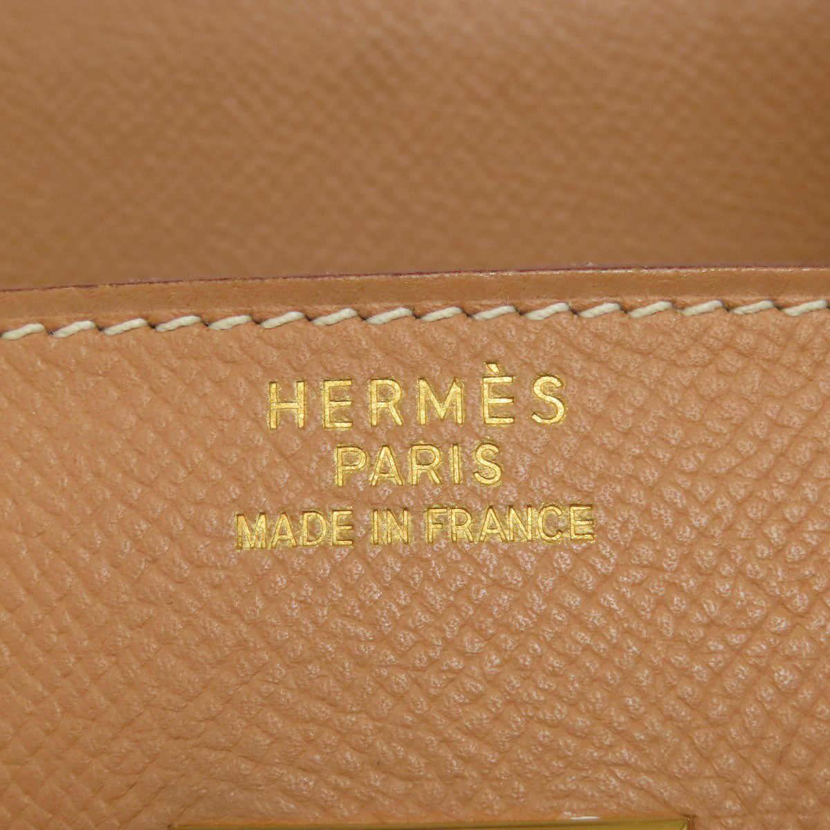 HERMES Birkin 35 GoldHardware Handbag Courchevel Ladies [Used]