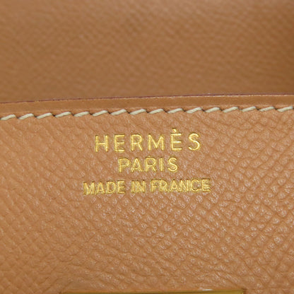 HERMES Birkin 35 GoldHardware Handbag Courchevel Ladies [Used]