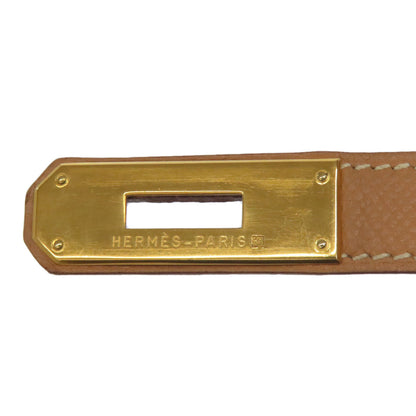 HERMES Birkin 35 GoldHardware Handbag Courchevel Ladies [Used]