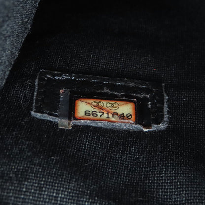 CHANEL Medallion SilverHardware Tote Bag Grained Calfskin Skin Ladies [Used]