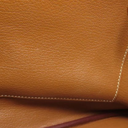 HERMES Birkin 35 Gold SilverHardware Handbag Taurillon Clemence Ladies [Used]