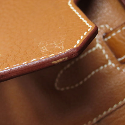 HERMES Birkin 35 Gold SilverHardware Handbag Taurillon Clemence Ladies [Used]