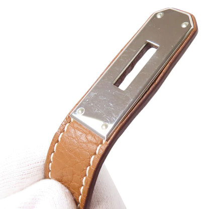 HERMES Birkin 35 Gold SilverHardware Handbag Taurillon Clemence Ladies [Used]